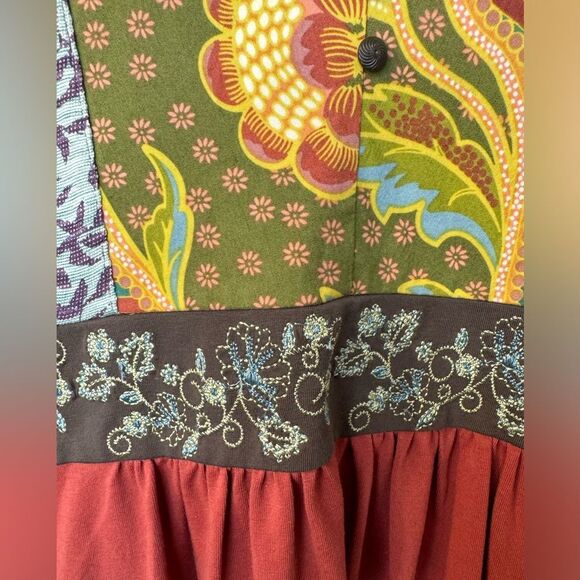 Matilda Jane You & Me Dress Oh Liza Boho Women’s size Medium Tie back - Picture 5 of 7